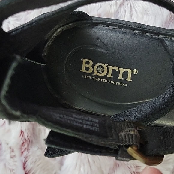 Børn Black Leather Thong Flip Flop Gladiator Strappy Sandals Women’s Size 11 - Picture 5 of 10